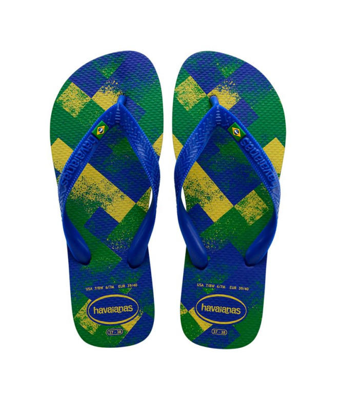 Chinelos Havaianas Brasil Fresh Homem Azul marinho