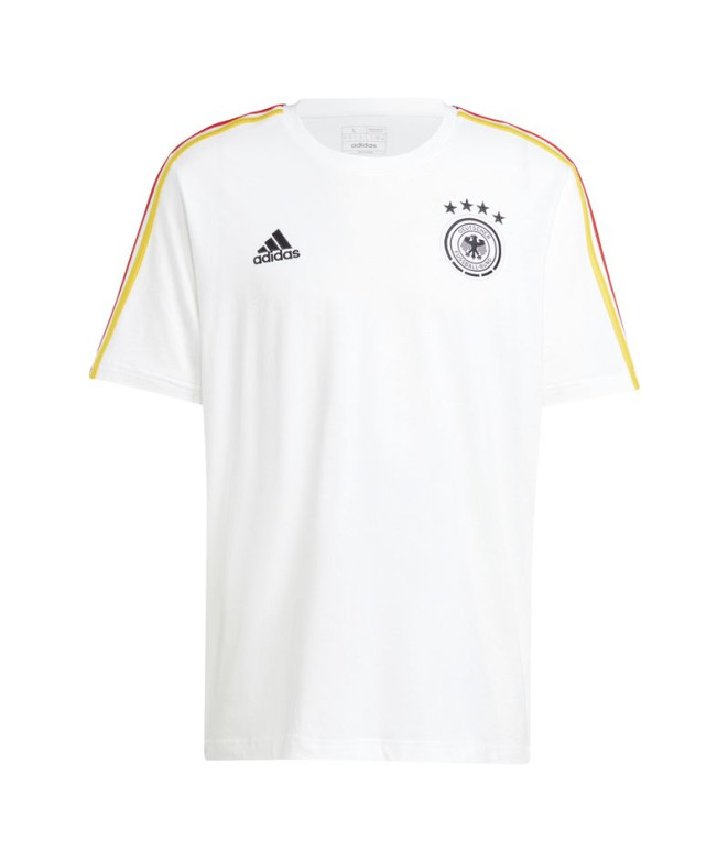 Camiseta de Futebol adidas Alemanha ADN Homem Branco