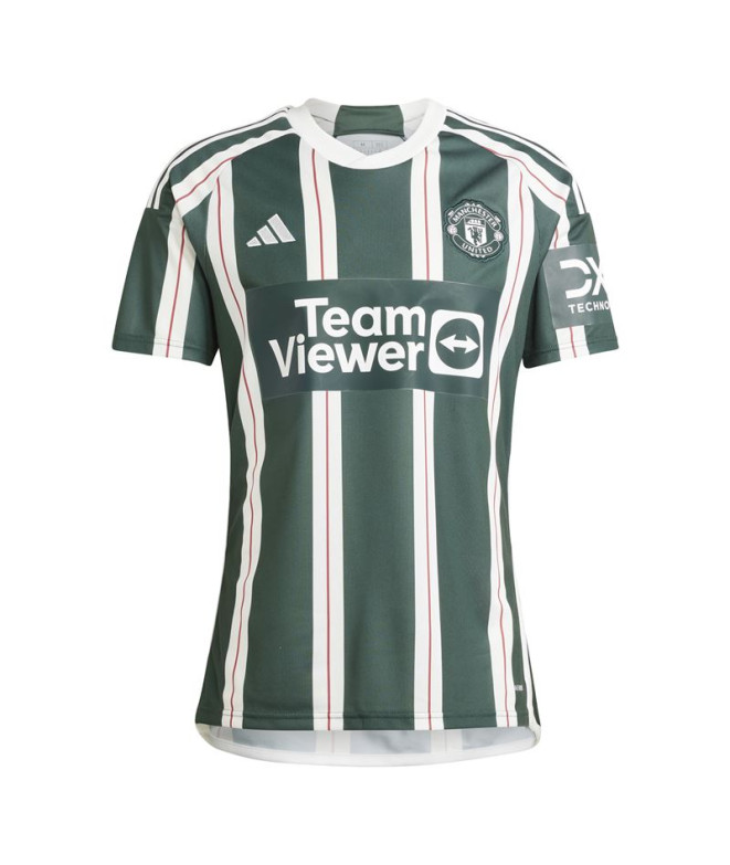 Camiseta de Futebol adidas Manchester United Homem Verde