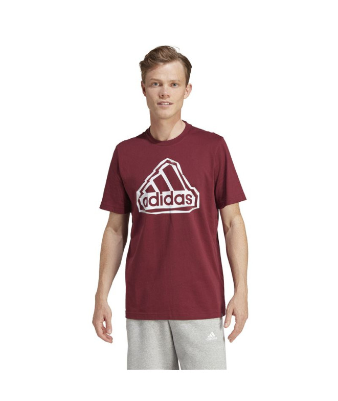 Sudadera adidas Fld Bos Logo Hombre Rojsom