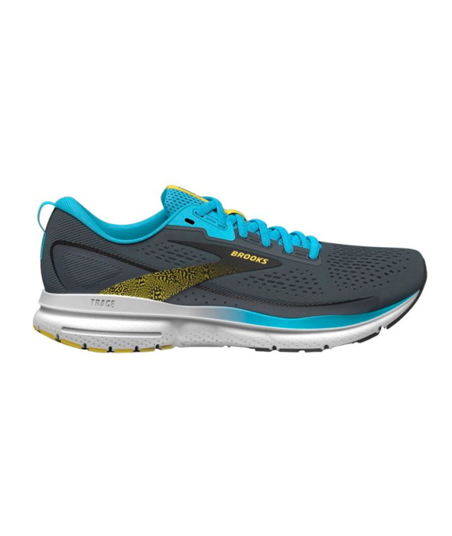 Zapatillas de Running Brooks Trace 3 Hombre Forged Iron/Blue/Yellow