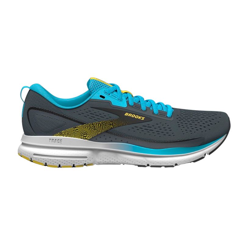 Zapatillas de Running Brooks Trace 3 Hombre Forged Iron/Blue/Yellow