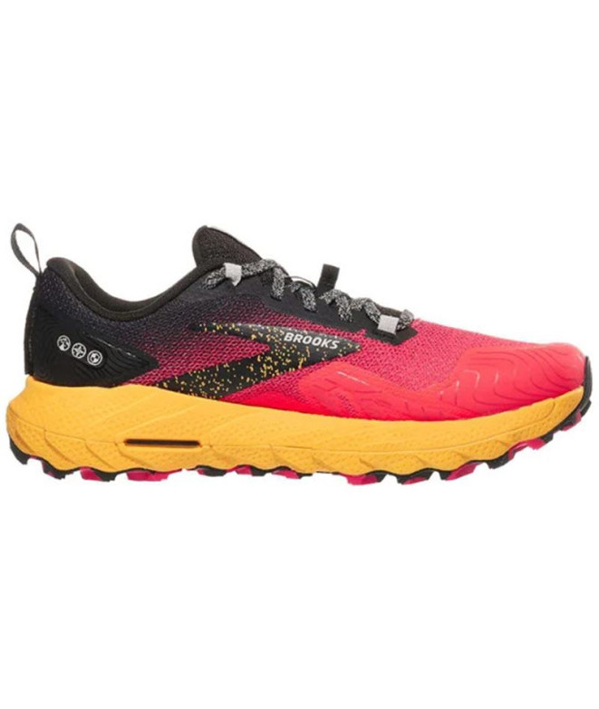 Chaussures de Trail Brooks Cascadia 17 Femme Diva Pink/Black/Lemon Chrome