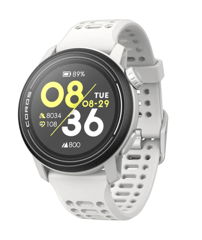 Relógio Coros Pace 3 GPS Sport Branco Silicone