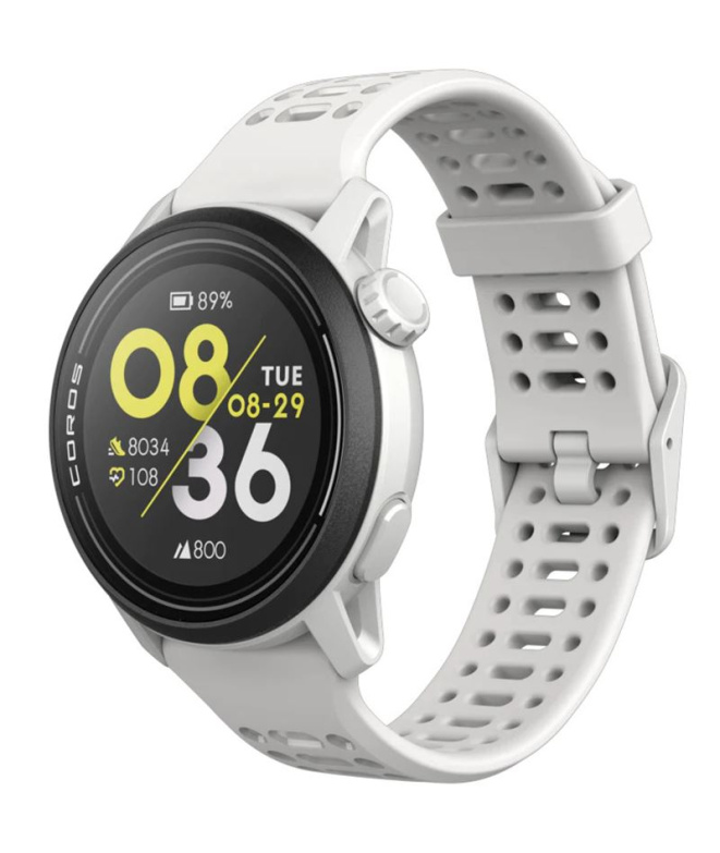 Relógio Coros Pace 3 GPS Sport Branco Silicone
