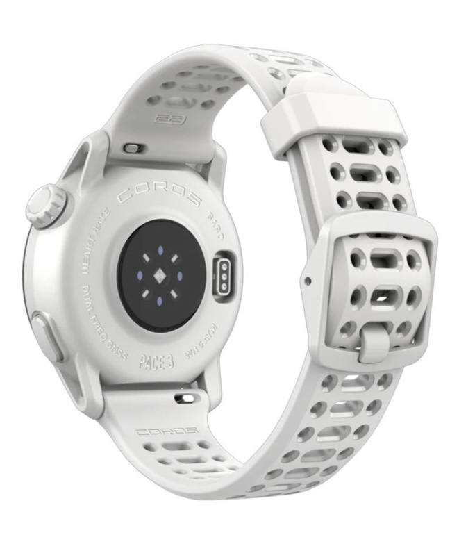 Relógio Coros Pace 3 GPS Sport Branco Silicone