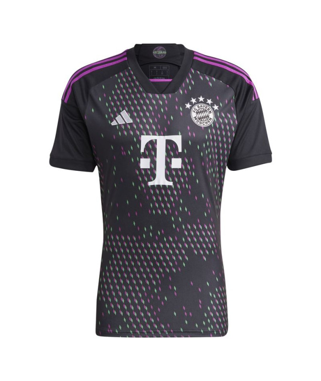 Camiseta de Fútbol adidas FC Bayern Munich Hombre Negro