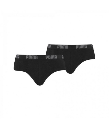 Slip Puma Basic Brief 2P Noir Slip Puma Basic Brief 2P Noir