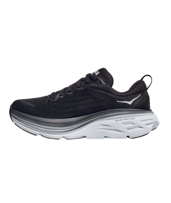 Sapatilhas de running Hoka Bondi 8 Preto/Branco