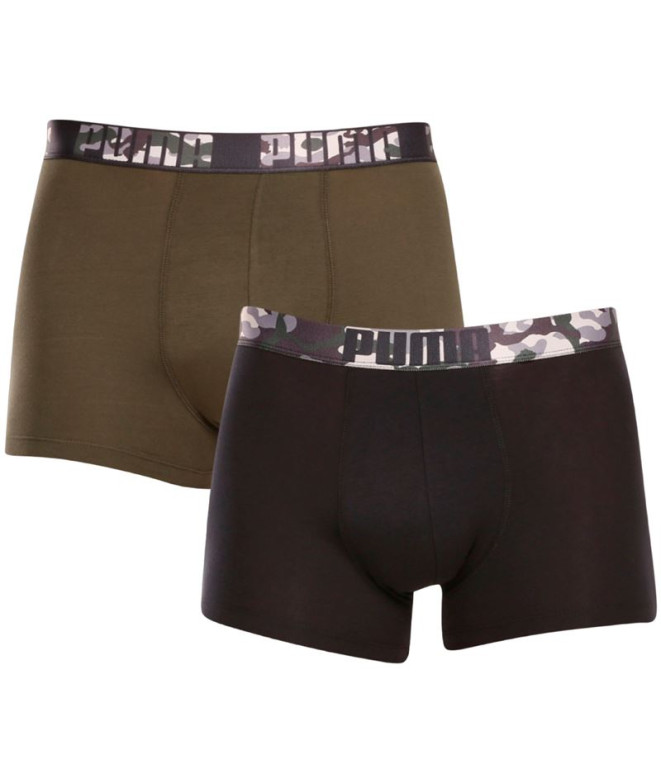 Cueca Puma Print Boxer 2P Homem