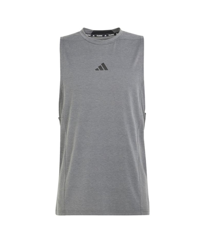 Camiseta de Fitness adidas Essentials D4T Tank Hombre Gris
