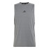 T-shirt de Fitness adidas Essentials D4T Tank Homme Gris