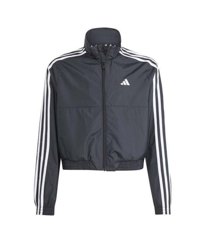 Casaco de Fitness adidas Essentials Jg Tr-Es 3S Menina Preto