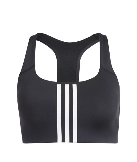 Sujetador Deportivo adidas Essentials Pwim Ms 3S Mujer Negro