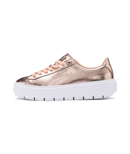Zapatillas Puma Sportswear Basket Platform Trace Luxe Mujer