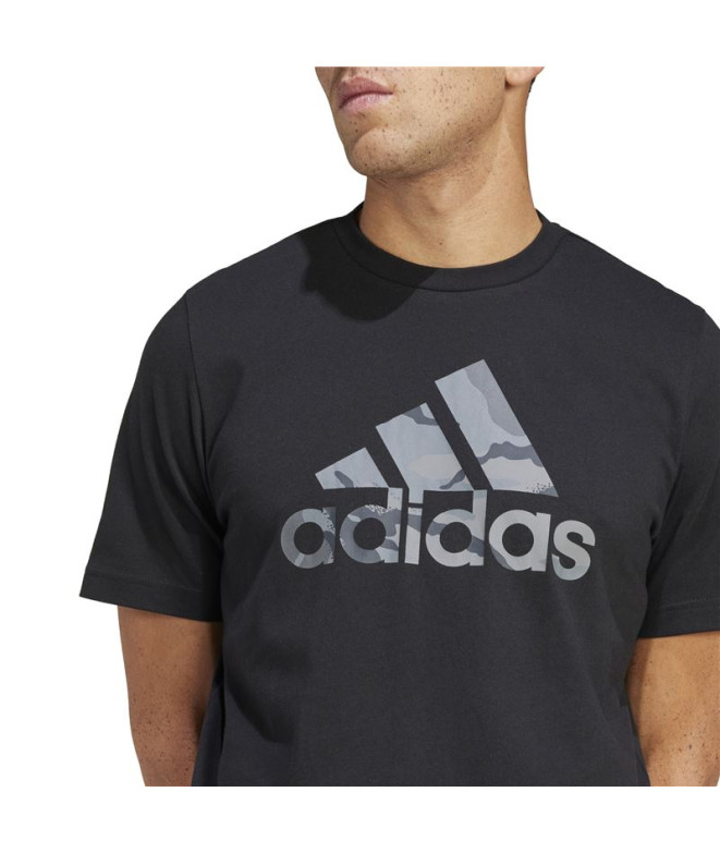 T-shirt adidas Camo G 1 Homme Noir