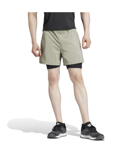 Pantalon de Fitness adidas Essentials Gym+ Wv 2In1 S... 2