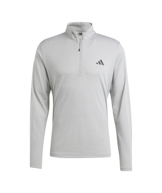 Moletom de Fitness adidas Essentials Tr-Es 1I4Zip Homem Brgrin