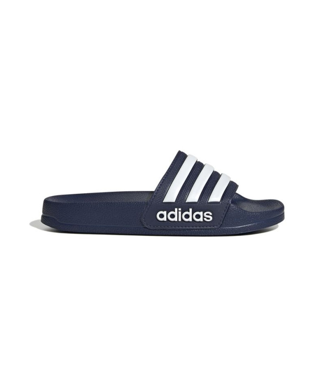 Chinelos adidas Infantil Adilette Chuveiro Azul