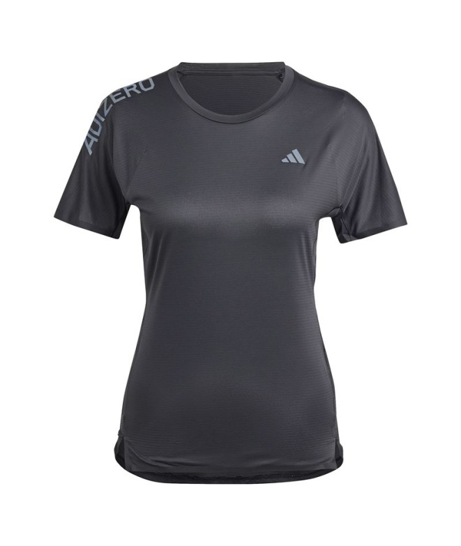 Camiseta de Running adidas Adizero Mujer Negro