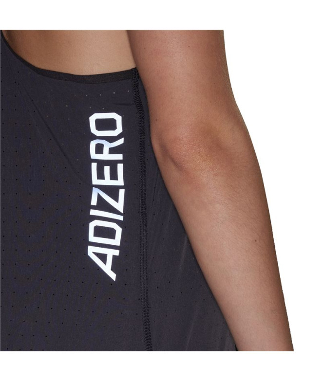 T-shirt de Running adidas Adizero Tank Femme Noir