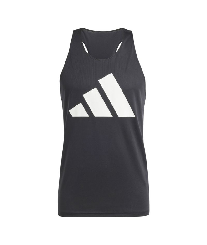 Camiseta de Running adidas Run It Tank Homem Preto