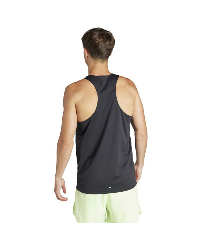 Camiseta de Running adidas Run It Tank Homem Preto