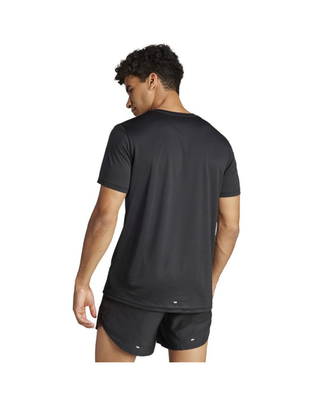 Camiseta de Running adidas Run It Hombre Negro
