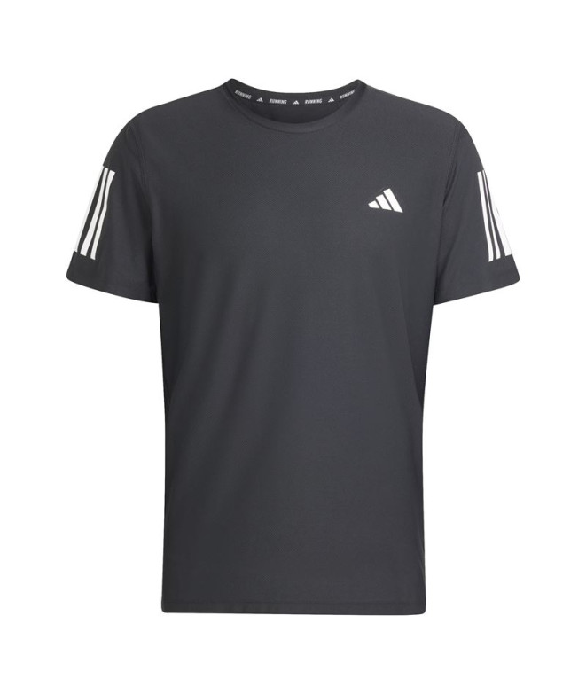 Camiseta de Running adidas Own the Run  Hombre Negro