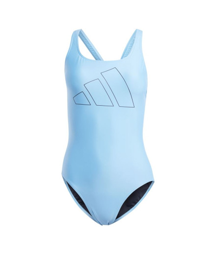 adidas Big Logo rosa bañador natación niña