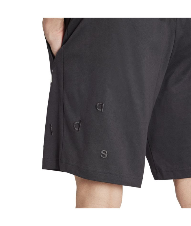 T-shirt adidas Bl Ih Shrt Q1 Homme Noir