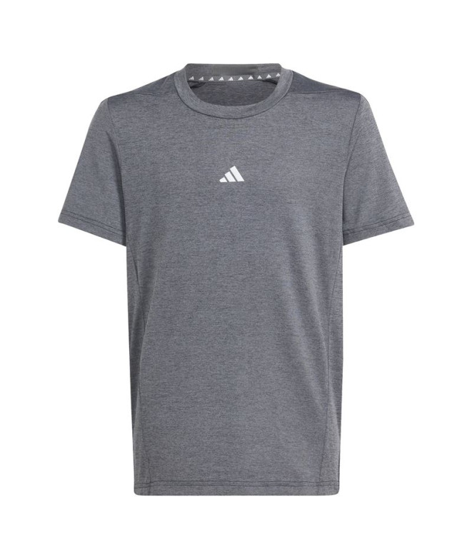 Camiseta de Fitness adidas Essentials Hea Menino Preto