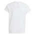 Camiseta por Fitness adidas Essentials Jg Menina Branco