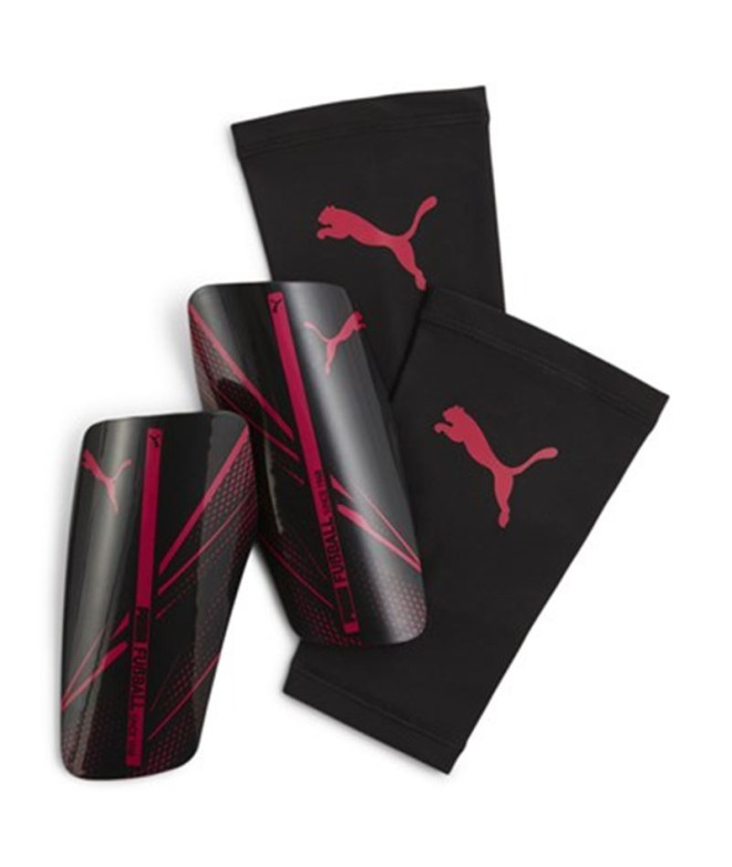 Espinilleras de Fútbol Puma Attacanto Sleeve Hombre Negro