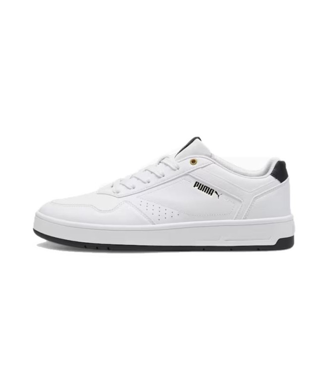 Zapatillas Puma Court Classic Hombre Blanco Negro