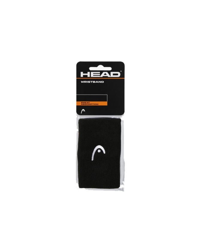 Muñequera de tenis Head Wristband 5" Negro