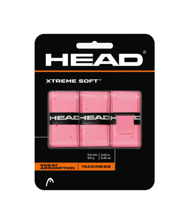 Overgrip by tênis Head XtremeSoft Overwrap Pink