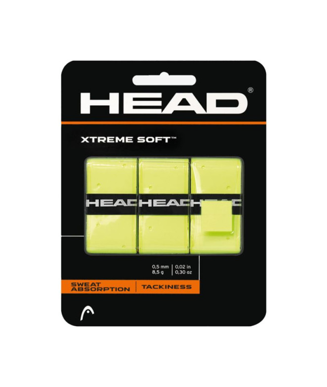 Overgrip tênis de HeadXtremeSoft Overwrap amarelo