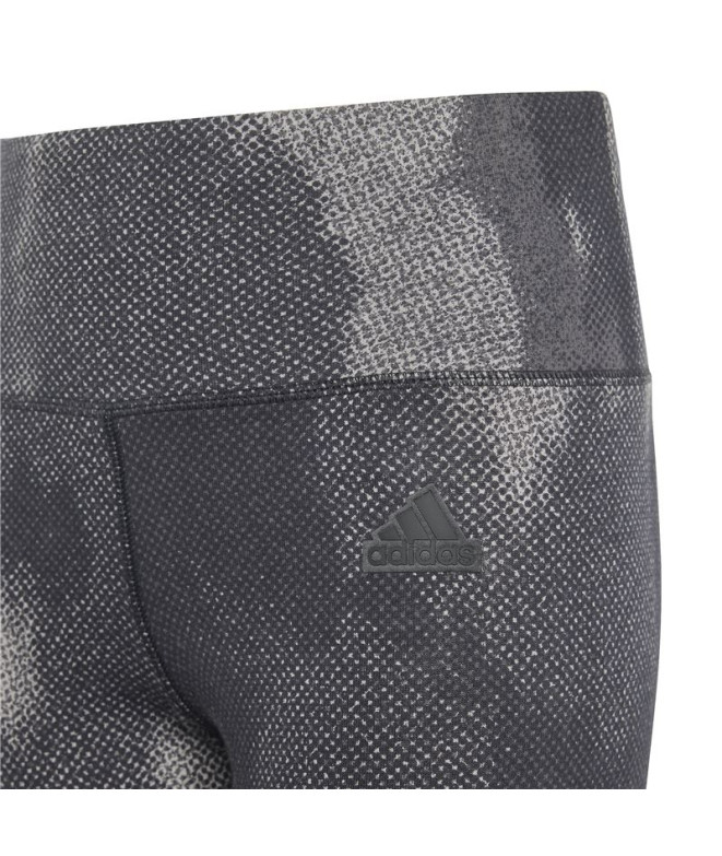 Malhas adidas Future Aop 7/8 Menina Preto