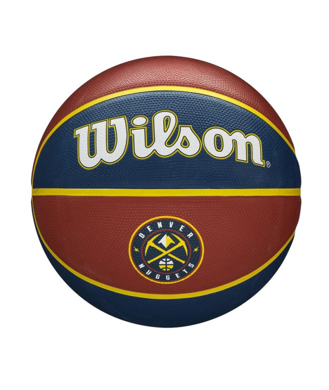 Balle de Basket-ball Wilson Nba Team Tribute Den Nuggets Bleu
