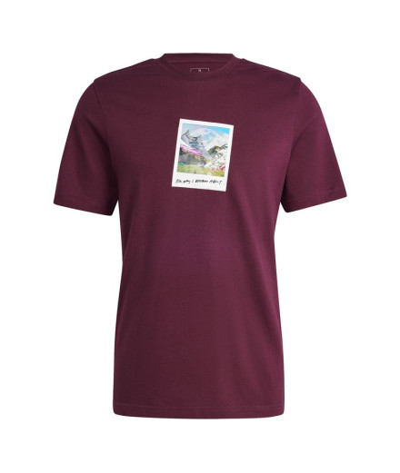 T-shirt adidas All Day I Homme Granate