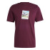 Camiseta adidas All Day I Homem Granate