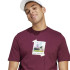 Camiseta adidas All Day I Homem Granate