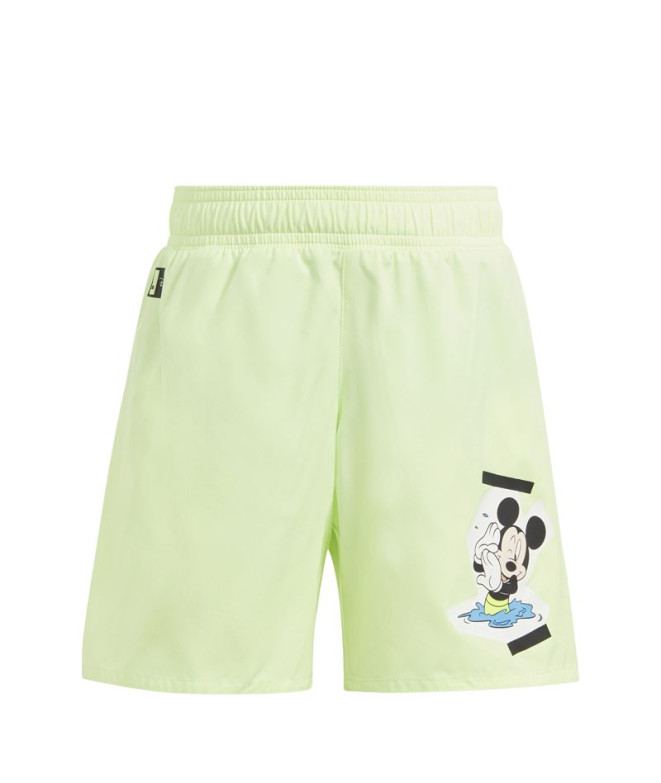Pantalón de Natación adidas Disney Mickey Swim Sho Infantil Verde