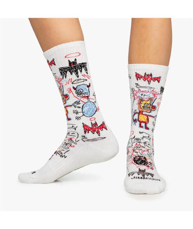 Chaussettes Jimmy Lion Athletic Basquiat Batman...
