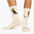 Meias Jimmy Lion Athletic Basquiat Pez Dis Bege