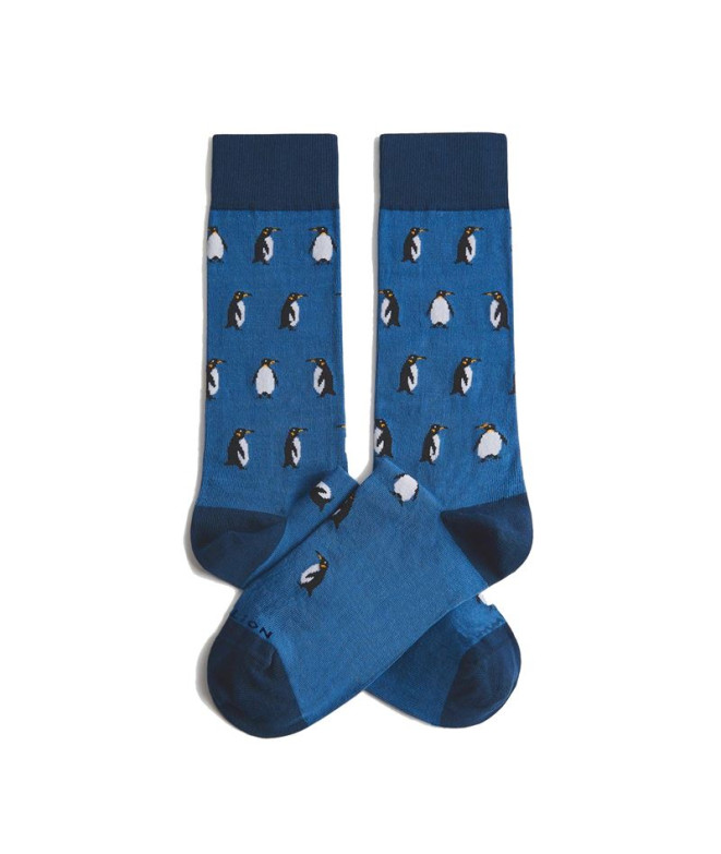 Chaussettes Jimmy Lion Pingouins Bleu