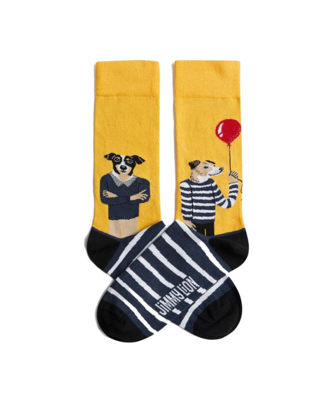 Chaussettes Jimmy Lion Le Rêveur Jaune