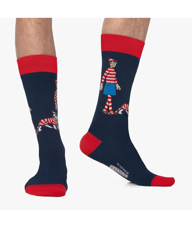 Calcetines Jimmy Lion Wally & Friends Azul Oscuro