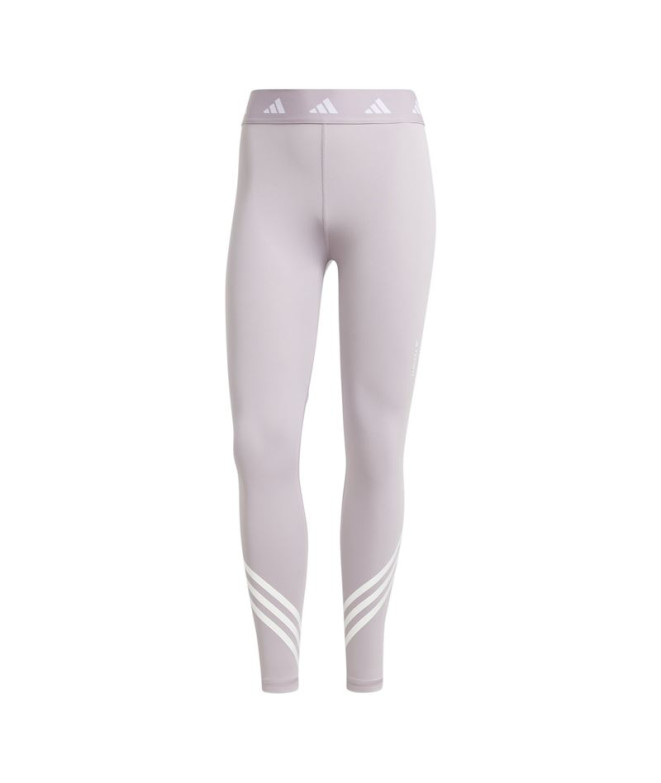 Leggings by Fitness adidas Essentials Techfit 3Bands 7/8 Mulher Lilac